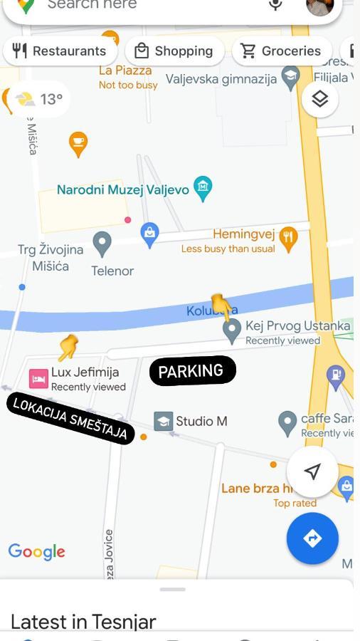 Ferienwohnung Lux Jefimija Valjevo Exterior foto